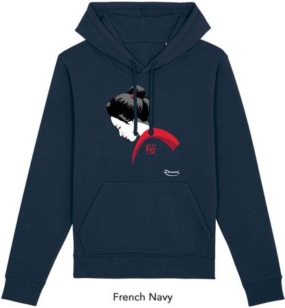 Felpa da Donna con Cappuccio Stampa "Sakura" Hoodie DREAMERS Brand
