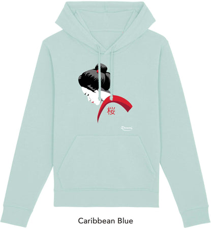Felpa da Donna con Cappuccio Stampa "Sakura" Hoodie DREAMERS Brand