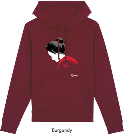 Felpa da Donna con Cappuccio Stampa "Sakura" Hoodie DREAMERS Brand