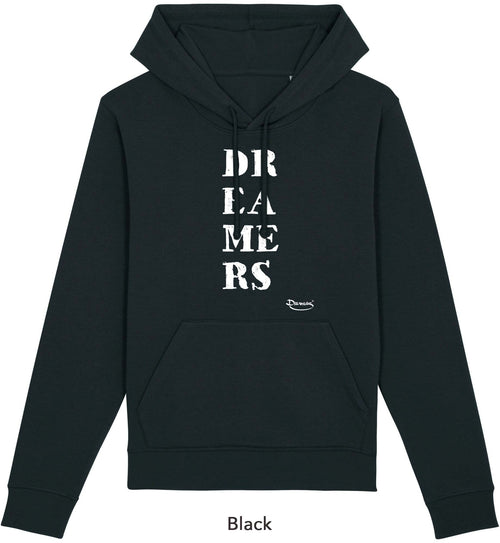 Felpa da Donna con Cappuccio Stampa Sognatrice Hoodie DREAMERS Brand