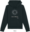 Felpa da Donna con Cappuccio Stampa Sun and Moon Hoodie DREAMERS Brand