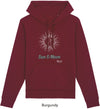 Felpa da Donna con Cappuccio Stampa Sun and Moon Hoodie DREAMERS Brand