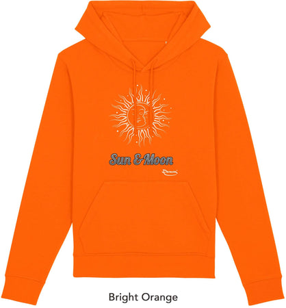 Felpa da Donna con Cappuccio Stampa "Sun and Moon" Hoodie DREAMERS Brand