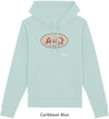 Felpa da Uomo con Cappuccio Stampa Alfa e Omega Hoodie DREAMERS Brand