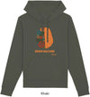 Felpa da Uomo con Cappuccio Stampa Brain Hoodie DREAMERS Brand