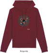 Felpa da Uomo con Cappuccio Stampa Corallo Hoodie DREAMERS Brand