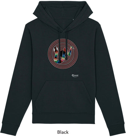 Felpa da Uomo con Cappuccio Stampa "Corallo" Hoodie DREAMERS Brand