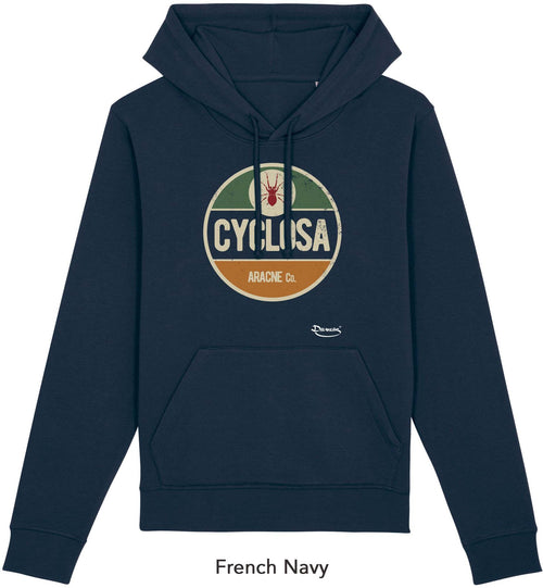 Felpa da Uomo con Cappuccio Stampa Cyclosa Hoodie DREAMERS Brand