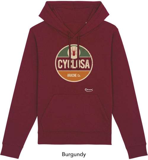 Felpa da Uomo con Cappuccio Stampa Cyclosa Hoodie DREAMERS Brand