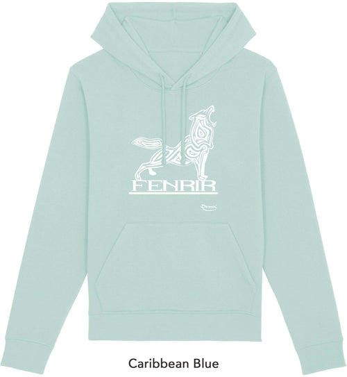 Felpa da Uomo con Cappuccio Stampa Fenrir Hoodie DREAMERS Brand