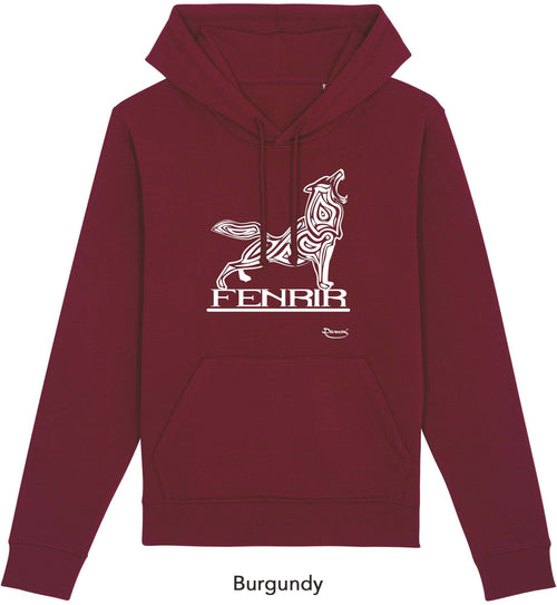 Felpa da Uomo con Cappuccio Stampa Fenrir Hoodie DREAMERS Brand