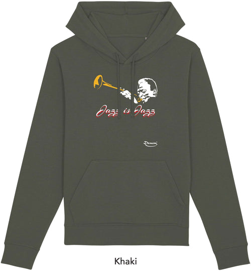 Felpa da Uomo con Cappuccio Stampa Jazz Hoodie DREAMERS Brand