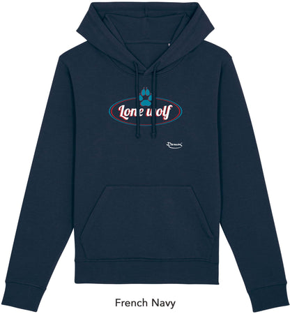 Felpa da Uomo con Cappuccio Stampa "Lone Wolf" Hoodie DREAMERS Brand