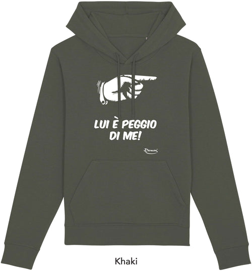 Felpa da Uomo con Cappuccio Stampa Lui Hoodie DREAMERS Brand