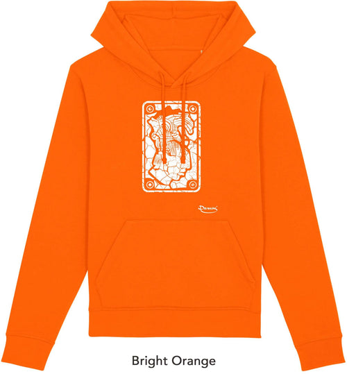 Felpa da Uomo con Cappuccio Stampa Mayan 2 Hoodie DREAMERS Brand