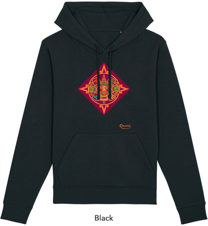 Felpa da Uomo con Cappuccio Stampa "Mayan" Hoodie DREAMERS Brand