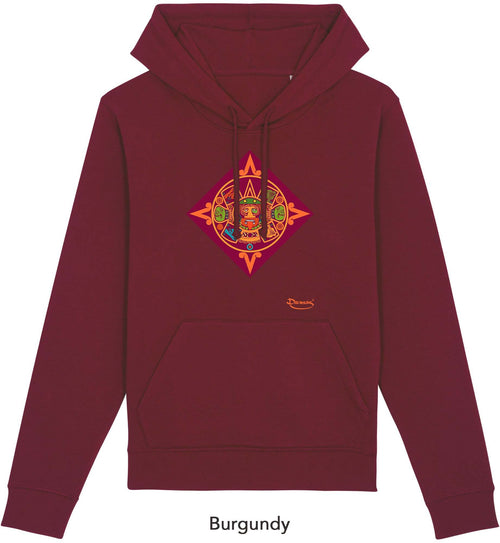 Felpa da Uomo con Cappuccio Stampa Mayan Hoodie DREAMERS Brand