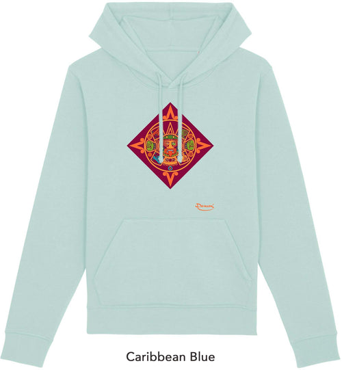 Felpa da Uomo con Cappuccio Stampa Mayan Hoodie DREAMERS Brand