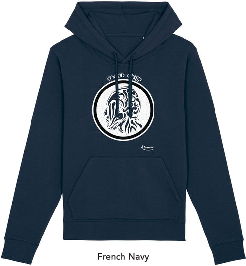 Felpa da Uomo con Cappuccio Stampa Moonchild Hoodie DREAMERS Brand