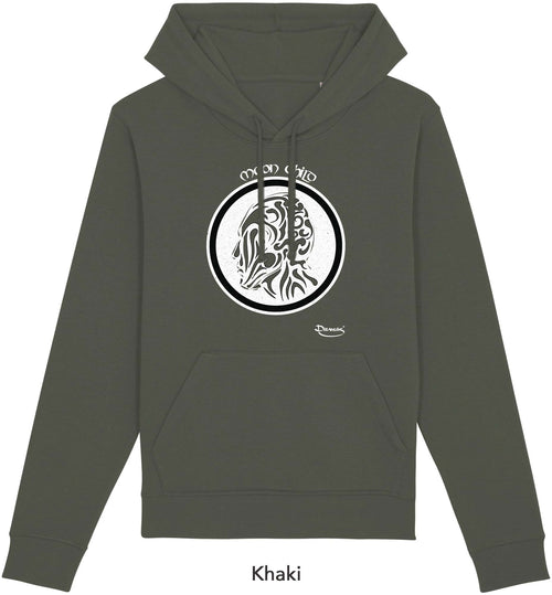 Felpa da Uomo con Cappuccio Stampa Moonchild Hoodie DREAMERS Brand