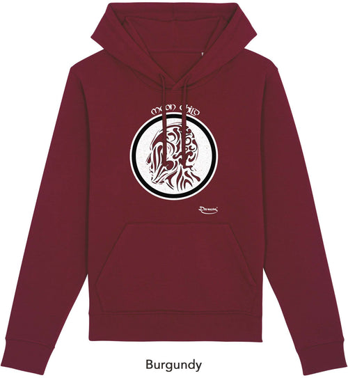 Felpa da Uomo con Cappuccio Stampa Moonchild Hoodie DREAMERS Brand