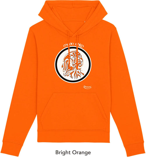 Felpa da Uomo con Cappuccio Stampa Moonchild Hoodie DREAMERS Brand