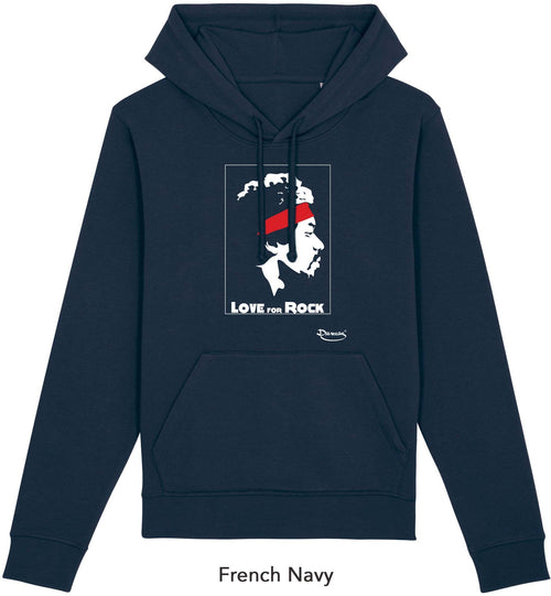 Felpa da Uomo con Cappuccio Stampa Rock Hoodie DREAMERS Brand