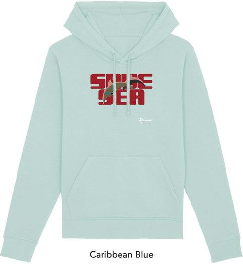Felpa da Uomo con Cappuccio Stampa Save Sea Hoodie DREAMERS Brand