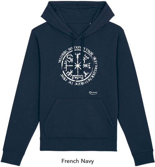 Felpa da Uomo con Cappuccio Stampa Vegvisir Hoodie DREAMERS Brand