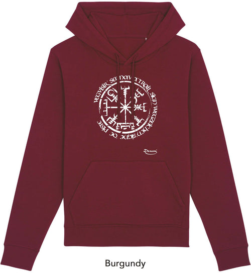Felpa da Uomo con Cappuccio Stampa Vegvisir Hoodie DREAMERS Brand