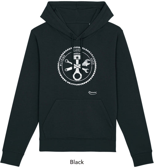 Felpa da Uomo con Cappuccio Stampa Working Hoodie DREAMERS Brand