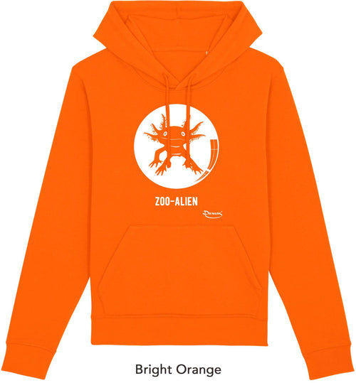 Felpa da Uomo con Cappuccio Stampa Zoo-Alien Hoodie DREAMERS Brand