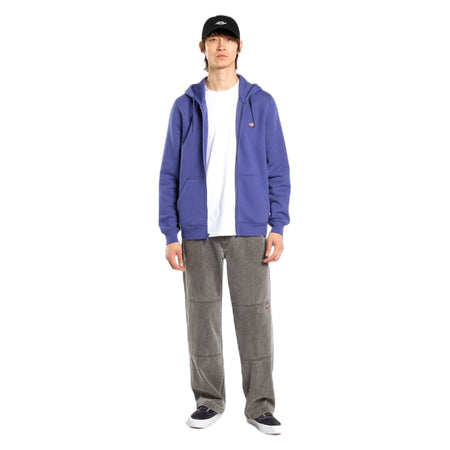 DICKIES felpa dickies oakport zip hoodie - skipper blue da uomo