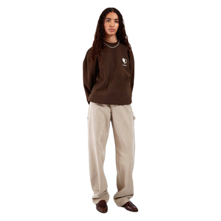 DRDENIM felpa dr.denim kenan sweatshirt - marrone da uomo