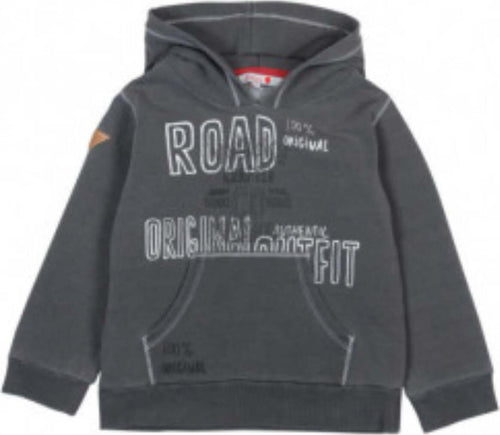 Felpa Estiva Bimbo Con Cappuccio Felpa in Cotone Senza Cerniera Tasca Frontale Grigia Bimbo felpa bambino/ragazzo Piccole Canaglie - Tropea, Commerciovirtuoso.it