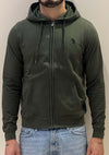 Felpa ful zip cappuccio verde militare Moda/Donna/Abbigliamento/Felpe/Felpe con cappuccio Kanal 32 - Santa Maria di Licodia, Commerciovirtuoso.it