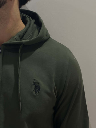 Felpa ful zip cappuccio verde militare Moda/Donna/Abbigliamento/Felpe/Felpe con cappuccio Kanal 32 - Santa Maria di Licodia, Commerciovirtuoso.it