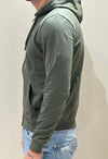 Felpa ful zip cappuccio verde militare Moda/Donna/Abbigliamento/Felpe/Felpe con cappuccio Kanal 32 - Santa Maria di Licodia, Commerciovirtuoso.it
