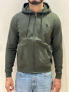 Felpa ful zip cappuccio verde militare Moda/Donna/Abbigliamento/Felpe/Felpe con cappuccio Kanal 32 - Santa Maria di Licodia, Commerciovirtuoso.it