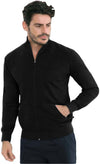 Felpa full zip uomo 100% cotone enrico coveri