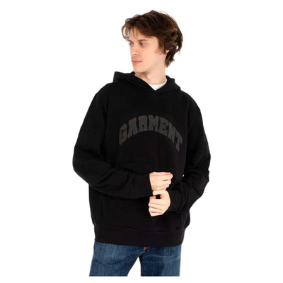 GARMENT WORKSHOP felpa garment workshop utility hoodie-chaos black da uomo