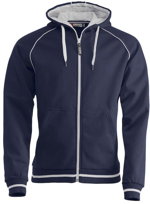 Felpa Gerry Blu Giacca in Felpa Pesante con Cerniera Cappuccio Tasche con Zip