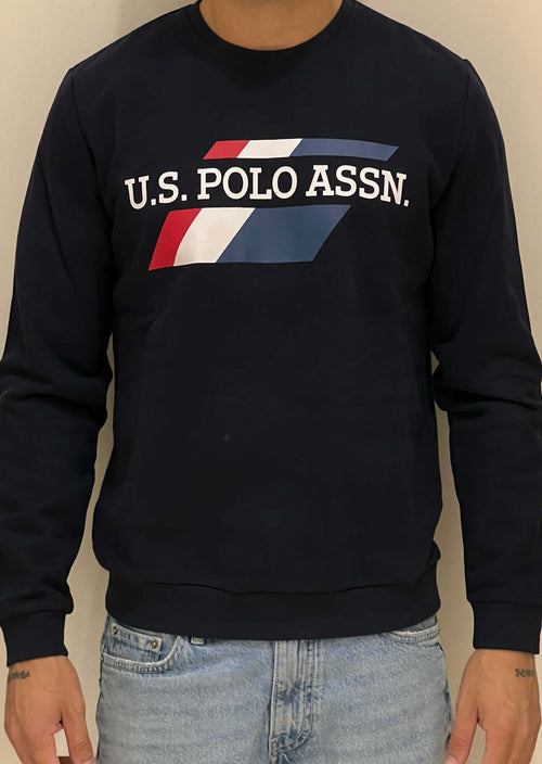Felpa girocollo  blu Moda/Uomo/Abbigliamento/Felpe/Felpe senza cappuccio Kanal 32 - Santa Maria di Licodia, Commerciovirtuoso.it