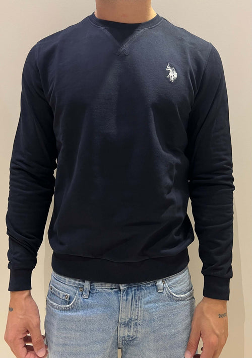 Felpa girocollo blu Moda/Donna/Abbigliamento/Felpe/Felpe con cappuccio Kanal 32 - Santa Maria di Licodia, Commerciovirtuoso.it