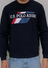 Felpa girocollo  blu Moda/Uomo/Abbigliamento/Felpe/Felpe senza cappuccio Kanal 32 - Santa Maria di Licodia, Commerciovirtuoso.it