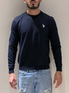 Felpa girocollo blu Moda/Donna/Abbigliamento/Felpe/Felpe con cappuccio Kanal 32 - Santa Maria di Licodia, Commerciovirtuoso.it