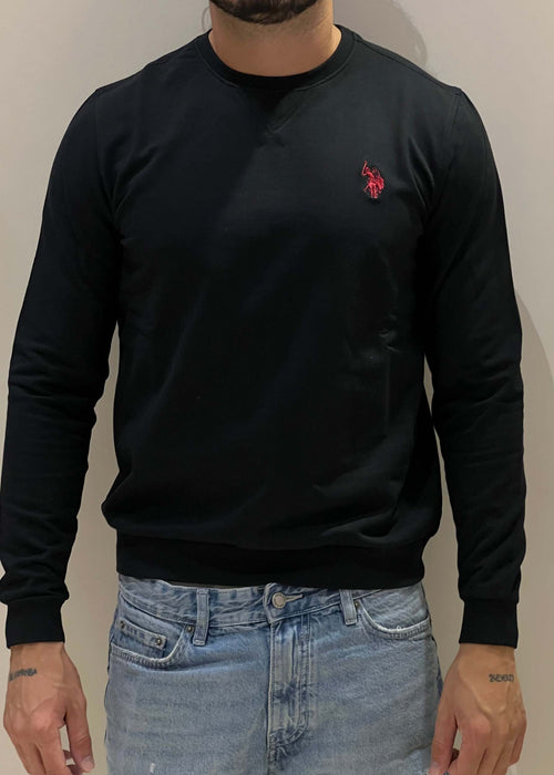 Felpa girocollo  nero Moda/Uomo/Abbigliamento/Felpe/Felpe senza cappuccio Kanal 32 - Santa Maria di Licodia, Commerciovirtuoso.it