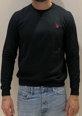 Felpa girocollo  nero Moda/Uomo/Abbigliamento/Felpe/Felpe senza cappuccio Kanal 32 - Santa Maria di Licodia, Commerciovirtuoso.it