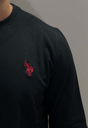 Felpa girocollo  nero Moda/Uomo/Abbigliamento/Felpe/Felpe senza cappuccio Kanal 32 - Santa Maria di Licodia, Commerciovirtuoso.it