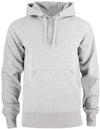 Felpa Helix Grigio Melange Felpa con Cappuccio Tascone